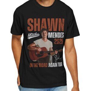 Shawn Mendes on The Road Again Tour 2025 T Shirt 05